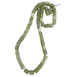 Carved Green Serpentine Bird Beads 13mm-Vintage