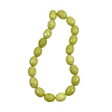 Olive Green Serpentine Faceted Barrel Beads 20mm