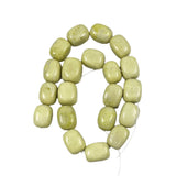 Large Lemon Jade Serpentine Beads 20mm