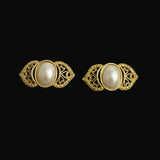 Gold & Pearl Vintage Shoe Clips 1950's