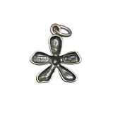 Silpada Sterling Silver Daisy Flower Charm Back with signature