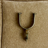 Silver Plated Engraved Western Spur Pendant