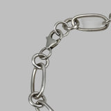 Sterling Silver Paper Clip Link Bracelet
