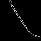 Sterling Silver Paper Clip Link Bracelet