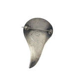 Mexican Sterling Silver Modernist Brooch- Signed Vintage Eagle 3