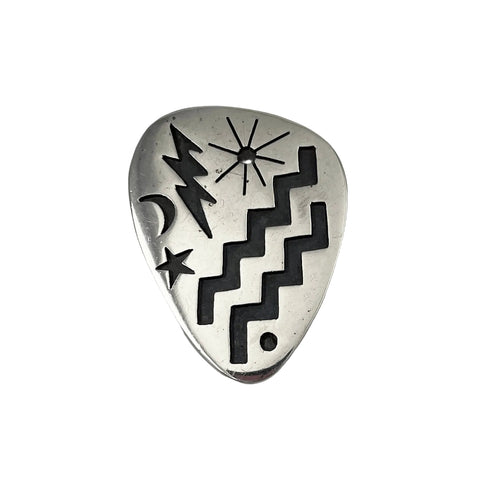 Sterling Pendant Brooch Pendant Signed FCM Eagle 3