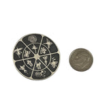 Dellapina Sterling  Brooch & Pendant Signed Vintage Peru