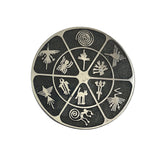 Dellapina Sterling  Brooch & Pendant Signed Vintage Peru