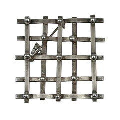 Mexican Sterling Silver Modernist Brooch- Vintage