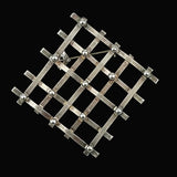 Mexican Sterling Silver Modernist Brooch- Vintage