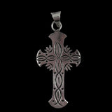 Sterling Cross Pendant Ichthys  Mexican 