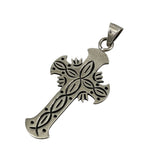 Sterling Cross Pendant Ichthys Vintage Mexican Silver