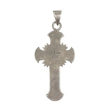 Sterling Cross Pendant Ichthys Vintage Mexican 