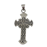 Sterling Cross Pendant Ichthys Vintage Mexican 