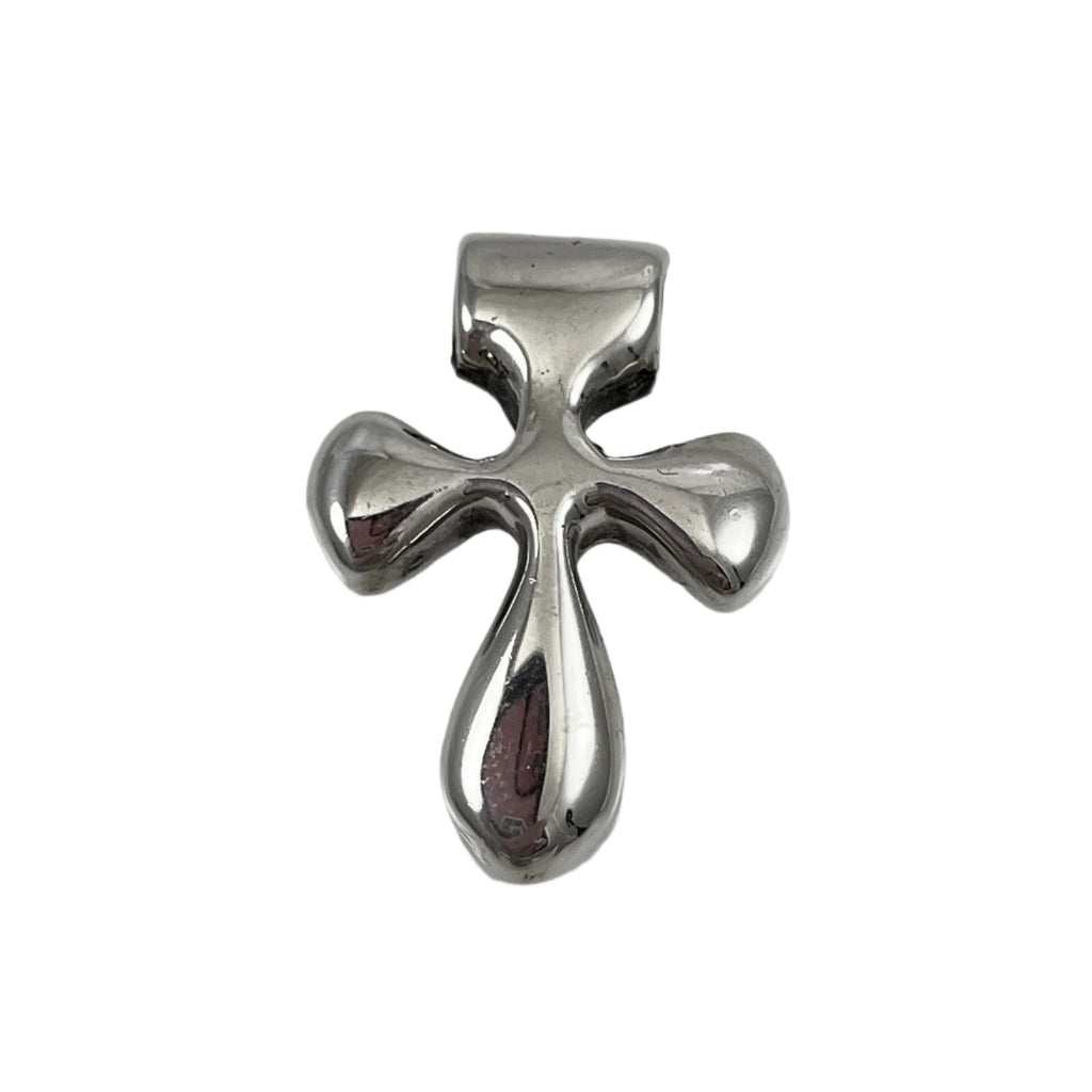Sterling Cross Pendant Vintage Mexican Silver