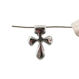 Sterling Cross Pendant Vintage Mexican Silver