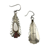 Sterling Mother of Pearl Native American Earrings