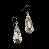 Sterling Mother of Pearl Native American Earrings