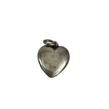 Sterling Silver Heart Charm with Rabbit 1940's