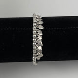 Sterling Silver Heart Charm Bracelet Vintage
