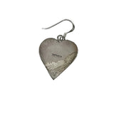 Sterling Silver Heart Native American Earrings by Ronnie Henry