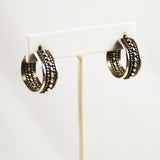Sterling Silver Hoop Earrings Vintage