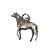 Sterling Silver Horse Pendant Vintage