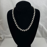 Sterling Silver San Marino Necklace Bracelet Set Italian