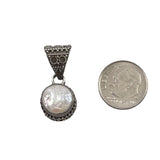 Bali Sterling Silver Pearl Pendant