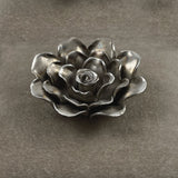 Sterling Silver Artisan Floral Pendant