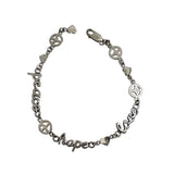 Sterling Silver Peace Love Hope Bracelet