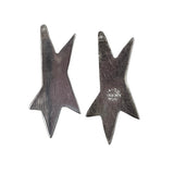 Sterling Silver Star Earrings Mexico Convertible Dangles Vintage