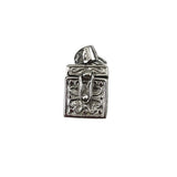 Sterling Silver Prayer Wish Box Pendant