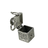 Sterling Silver Prayer Wish Box Charm