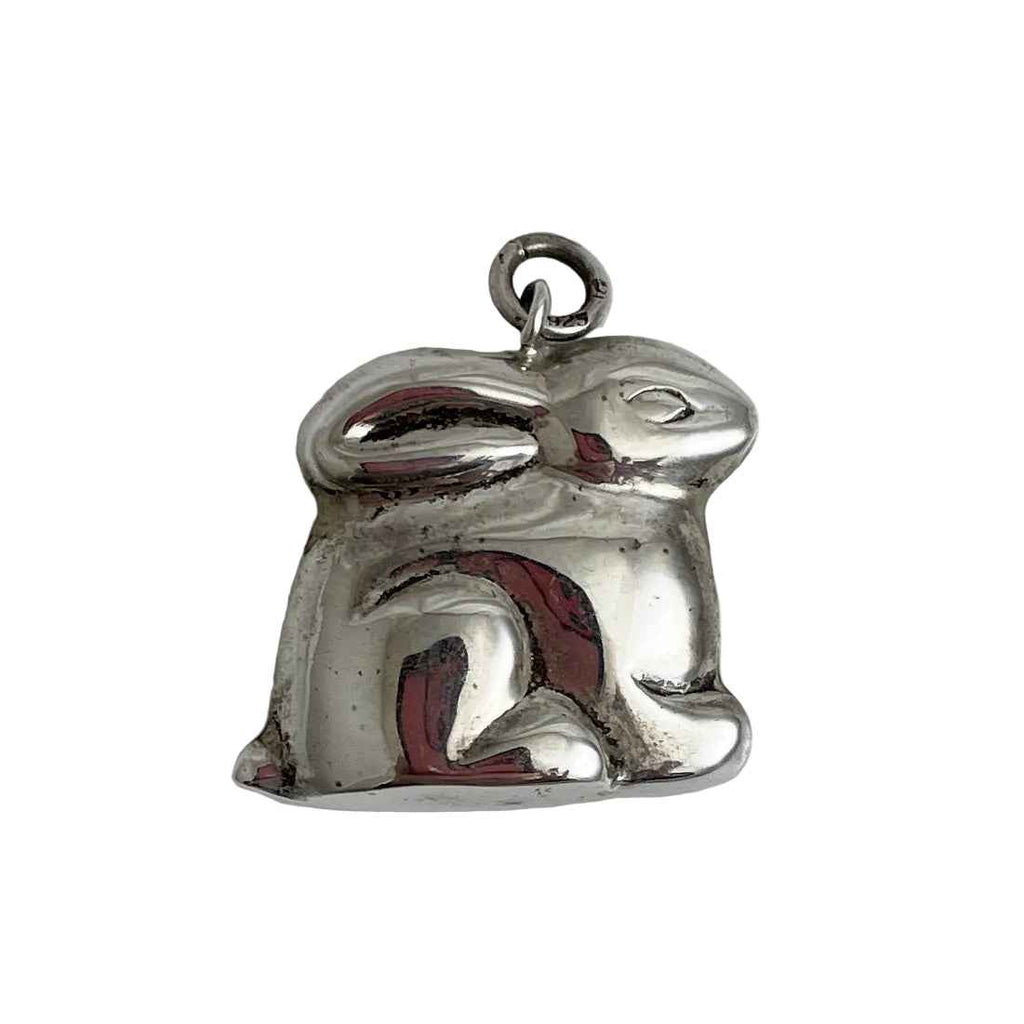 Sterling Silver Bunny Rabbit Vintage Pendant