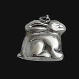 Sterling Silver Bunny Rabbit Vintage Pendant