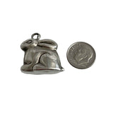 Sterling Silver Bunny Rabbit Vintage Pendant