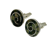 Sterling Silver Gemstone Cufflinks Mexico Vintage