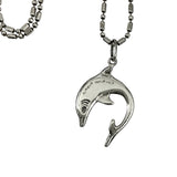 Dolphin Sterling Silver Pendant Necklace CITLALI Mexico