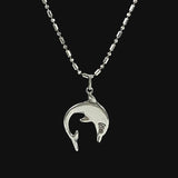 CITLALI Mexico Dolphin Sterling Silver Pendant Necklace 