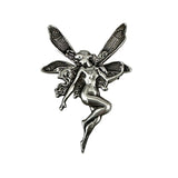 Art Nouveau Sterling Silver Fairy Brooch Vintage