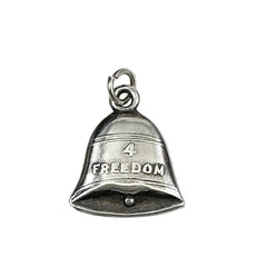 Sterling Silver 4 Freedom Bell Charm