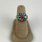 Multi-Gemstone Sterling Silver Ring 6½