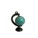 Sterling Silver Spinning Globe Charm Vintage Danecraft