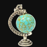 Sterling Silver Spinning Globe Charm Vintage Danecraft