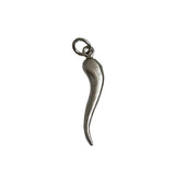 Sterling Silver Horn Pendants Tusks Lucky Amulets