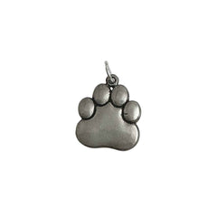 Sterling Silver Paw Charm or Pendant