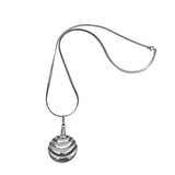 Vintage Sterling Silver Perfume Bottle Necklace