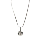 Vintage Sterling Silver Perfume Bottle Necklace