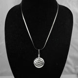 Vintage Sterling Silver Perfume Bottle Necklace